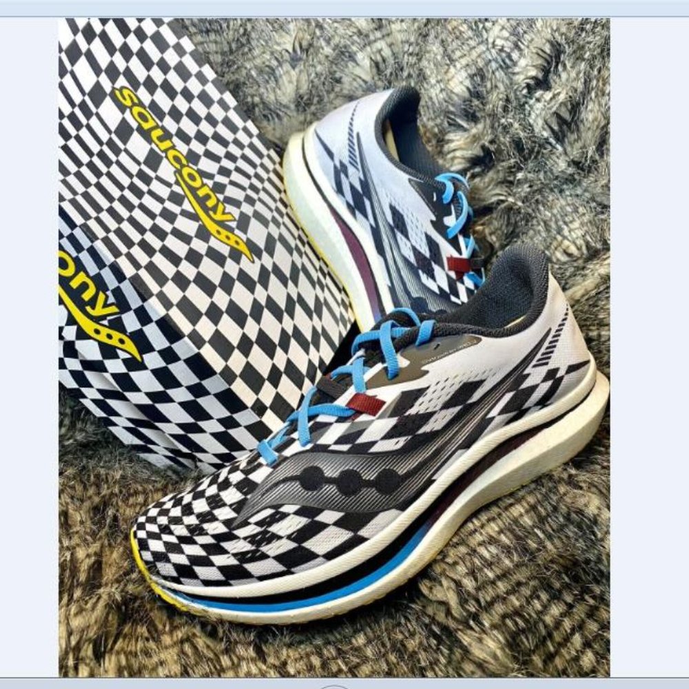 Saucony Endorphin Speed Pro 2 Men's Size 9.5 Reverie White Black S20688-40 New - Picture 2 of 10